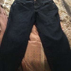 High waist skinny jeans